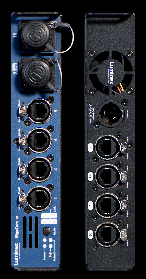 Luminex GigaCore 10, la gestion réseau AV simplifiée |  SoundLightUp.SoundLightUp.
